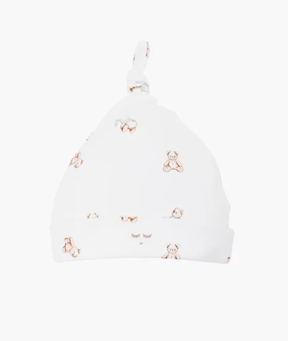 Hovedbilde LIVLY Teddy Tay Tossie lue til baby - white 