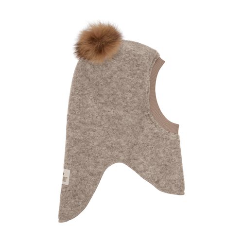 HUTTELiHUT Bigbear ull balaclava m/alpakka dusker - camel melange