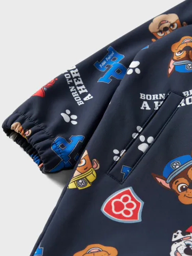 Name It Alfa Paw Patrol Softshelldress til barn - navy blazer